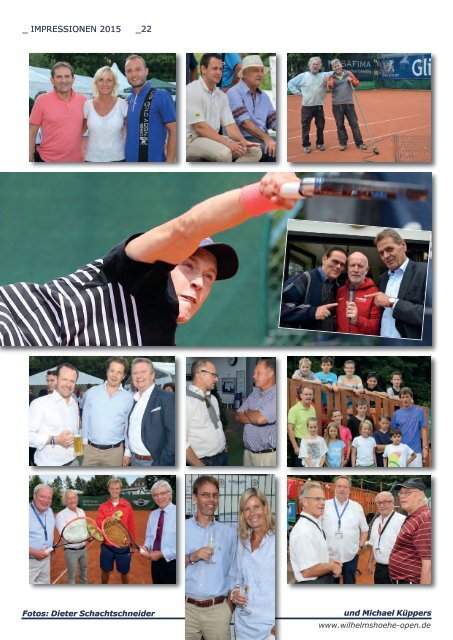 Turniermagazin Wilhelmshöhe Open 2016