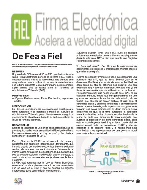 Revista 100CIATEC Edicion 18 Ago - Dic 2015