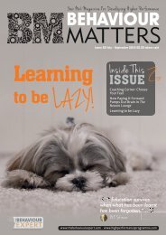 Behaviour Matters June 2016