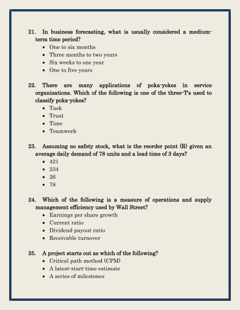 OPS 571 Final Exam (Newest) - Assignment