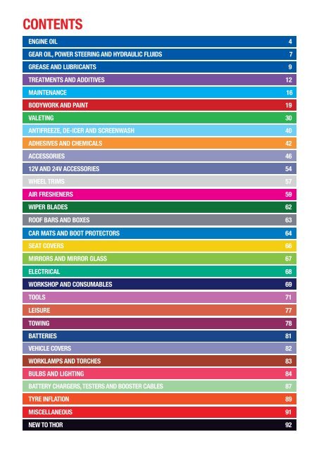 THOR Product Guide 2016