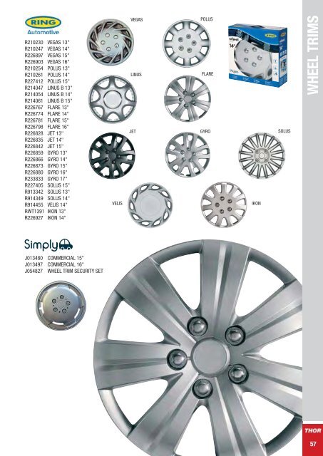 THOR Product Guide 2016