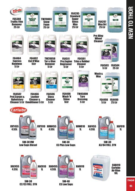 THOR Product Guide 2016