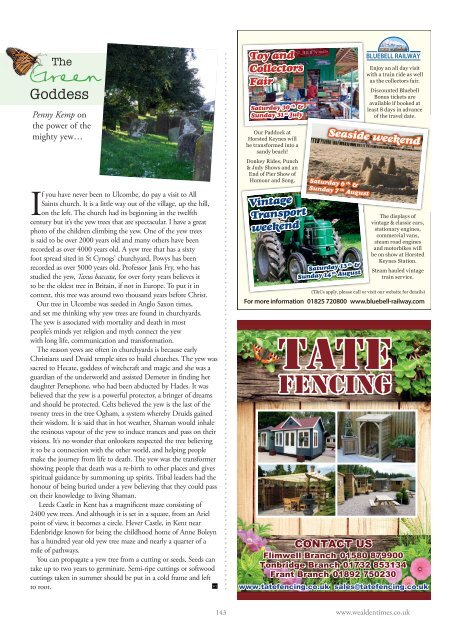 Wealden Times | WT173 | July 2016 | Interiors supplement inside