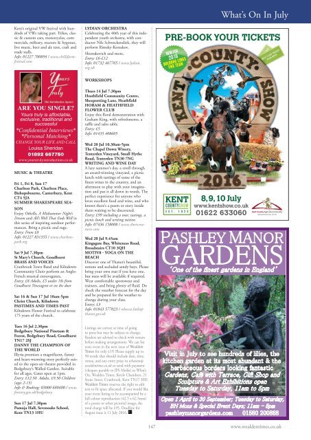 Wealden Times | WT173 | July 2016 | Interiors supplement inside