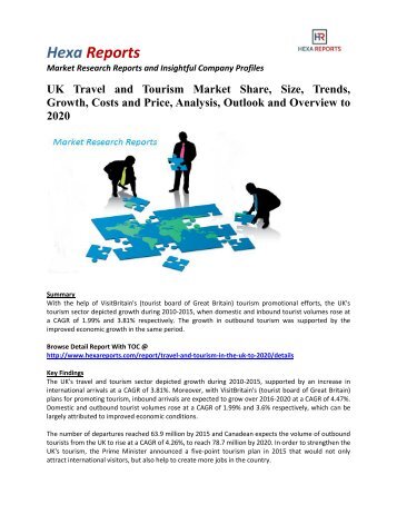 market research travel and tourism in market research travel and tourism in