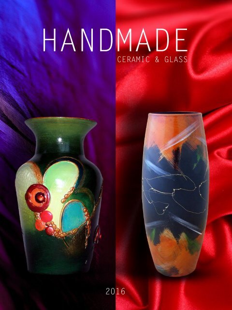 Ceramic and glass hand made products catalog-big version