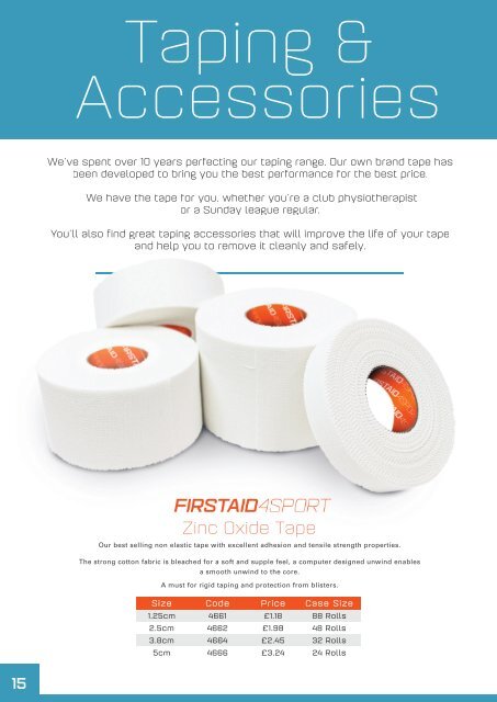 Firstaid4sport Catalogue 2016