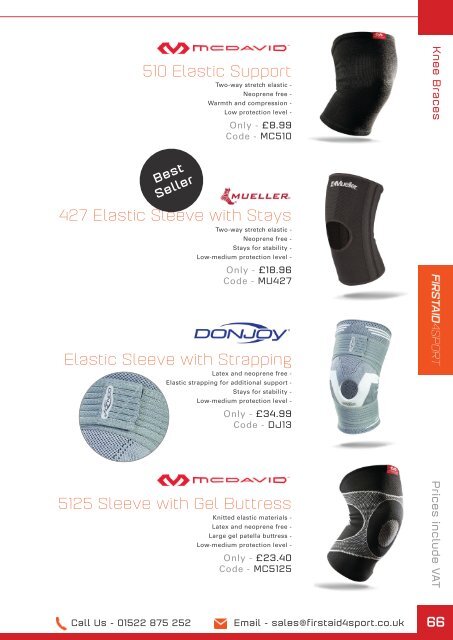 Firstaid4sport Catalogue 2016