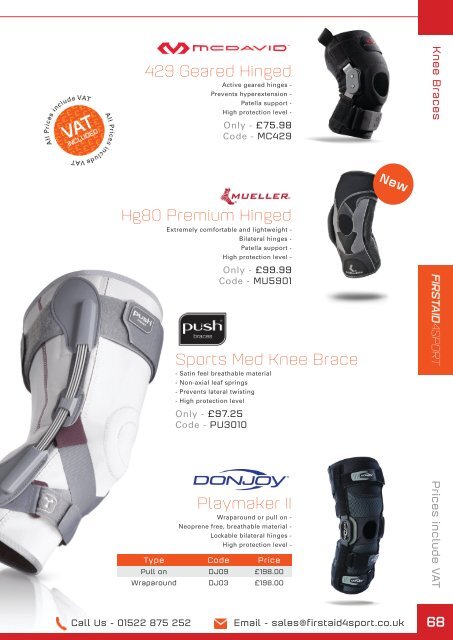 Firstaid4sport Catalogue 2016