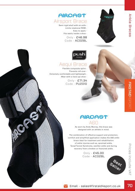 Firstaid4sport Catalogue 2016