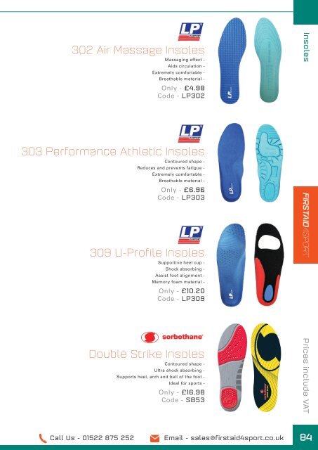 Firstaid4sport Catalogue 2016