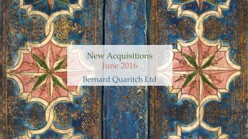 New Acquisitions June 2016