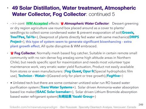 Quatro Níveis de Limpo, de Baixo Custo, Tecnologia de Agua Esquecido para Aplicações Comerciais, Industriais e Agrícolas / Clean Innovative Water Technology Barely Known in the Mainstream World