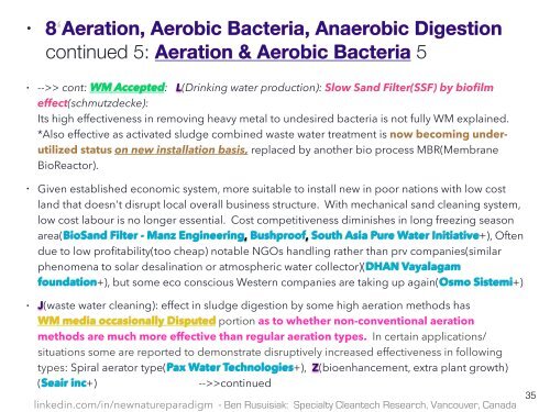 Quatro Níveis de Limpo, de Baixo Custo, Tecnologia de Agua Esquecido para Aplicações Comerciais, Industriais e Agrícolas / Clean Innovative Water Technology Barely Known in the Mainstream World