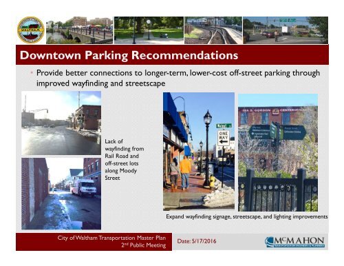 City of Waltham Transportation Master Plan