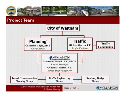 City of Waltham Transportation Master Plan