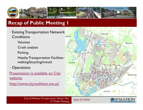 City of Waltham Transportation Master Plan