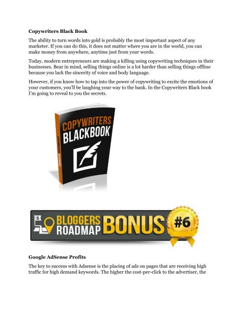 The Bloggers Roadmap review & The Bloggers Roadmap $22,600 bonus-discount