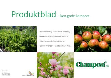 Champost produktblad