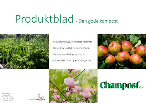 Champost produktblad