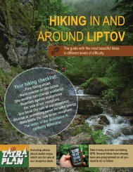 Hiking in and aroud Liptov