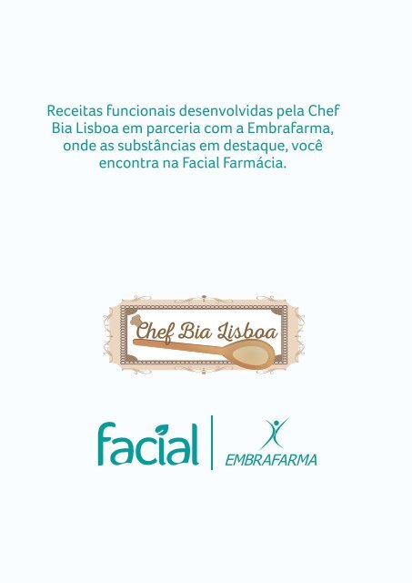 RECEITAS FUNCIONAIS DA CHEF BIA LISBOA 