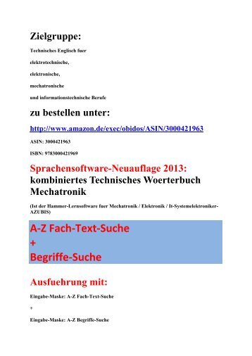 Deutsch-Englisch Lexikon Elektrotechnik Elektronik Technik EDV