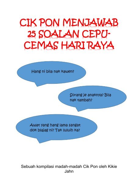 Tips Untuk Jadi Hensem Pada Hari Raya