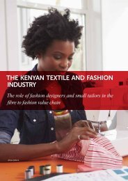 THE KENYAN TEXTILE AND FASHION INDUSTRY