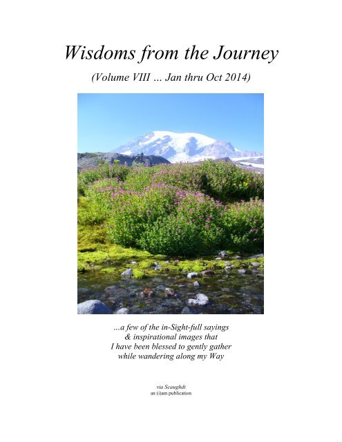 Wisdoms from the Journey - Vol VIII (Jan thru Oct 2014)