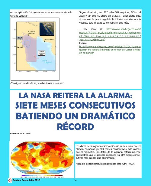 REVISTA PESCA JULIO 2016