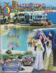 REVISTAS FRATERNIDAD SINALOENSE 2016