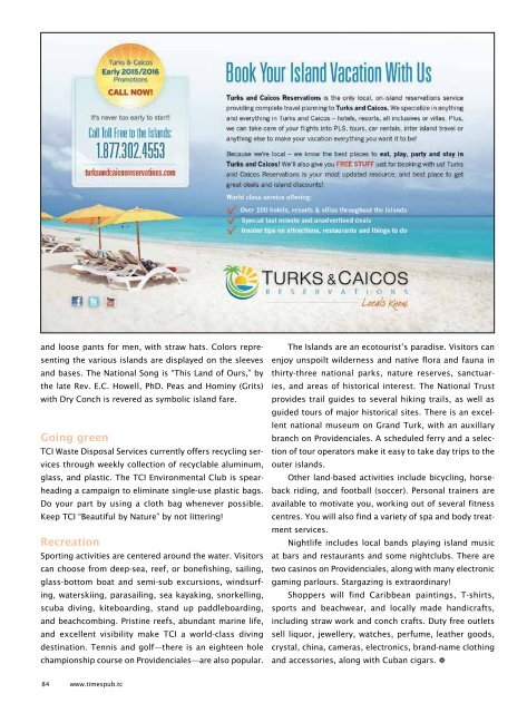 Times of the Islands Summer 2016