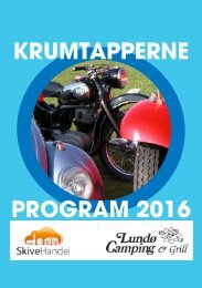 Krumtapperne Program 2016
