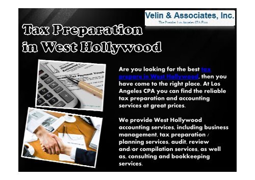 Experienced Accountant in Hollywood