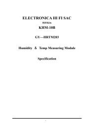 ELECTRONICA HI FI SAC HiFiKits KHM-10B GY ... - 8051projects.net