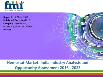 India Hemostat Market