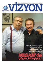 MESAM VİZYON DERGİ SAYI 19