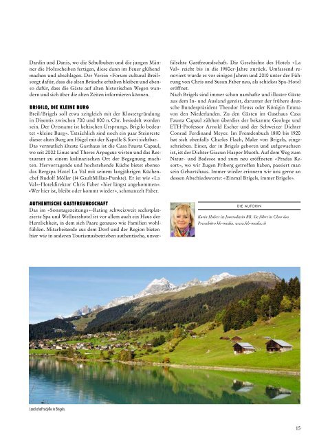 Graubünden Exclusiv – Sommer 2016