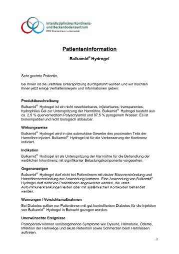 Patienteninformation