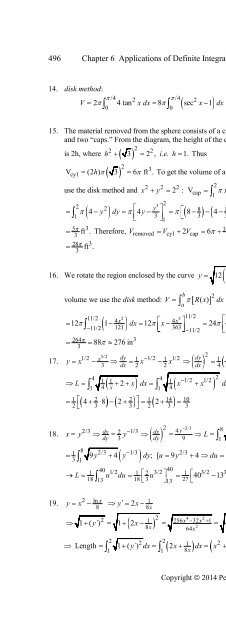 Thomas Calculus 13th [Solutions]