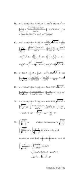 Thomas Calculus 13th [Solutions]