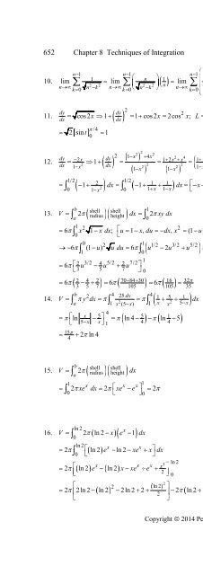 Thomas Calculus 13th [Solutions]