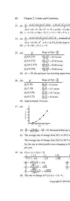 Thomas Calculus 13th [Solutions]