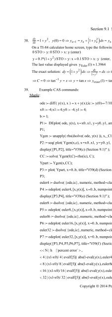 Thomas Calculus 13th [Solutions]