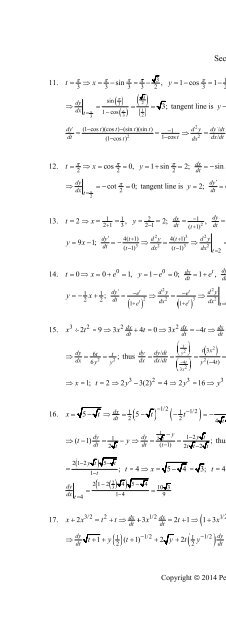 Thomas Calculus 13th [Solutions]