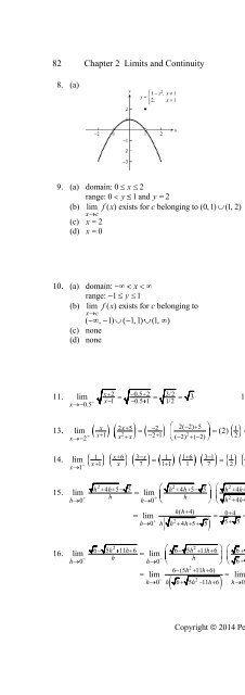 Thomas Calculus 13th [Solutions]