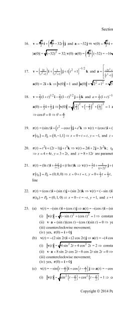 Thomas Calculus 13th [Solutions]