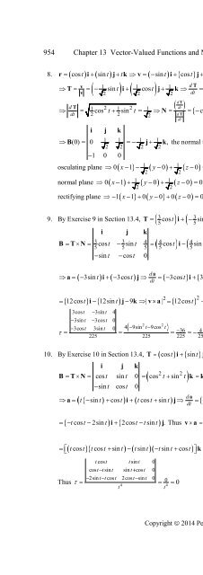 Thomas Calculus 13th [Solutions]